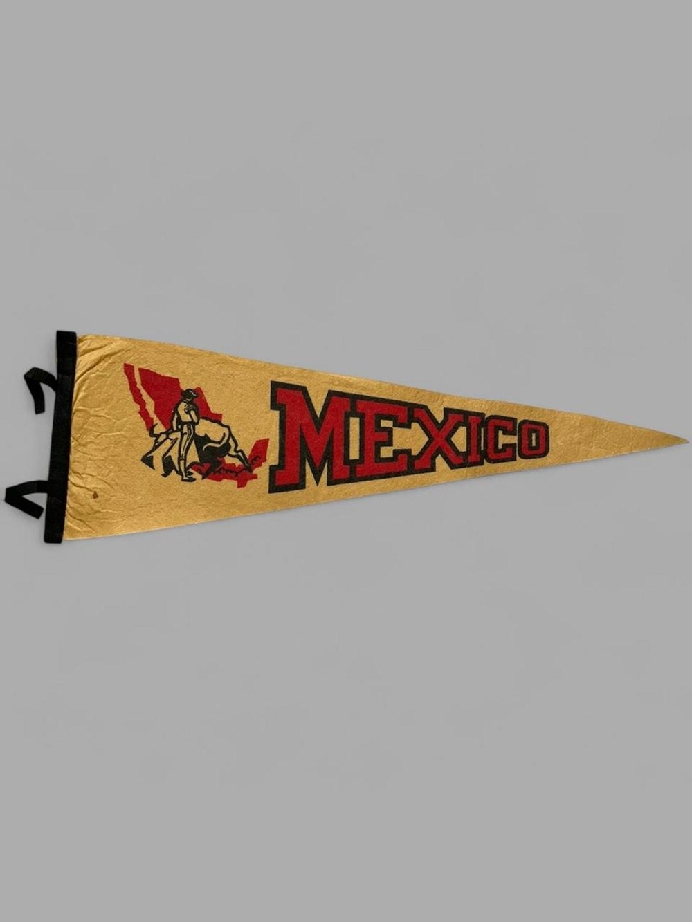 Vintage 60’s Retro Mexico Felt Pennant
